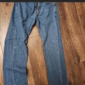 Levi's Blue Straight Leg Jeans Classic Denim